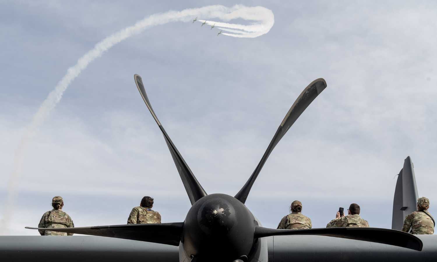 American soldiers at the World Defense Show in Saudi Arabia - February 14, 2024 (CENTCOM)