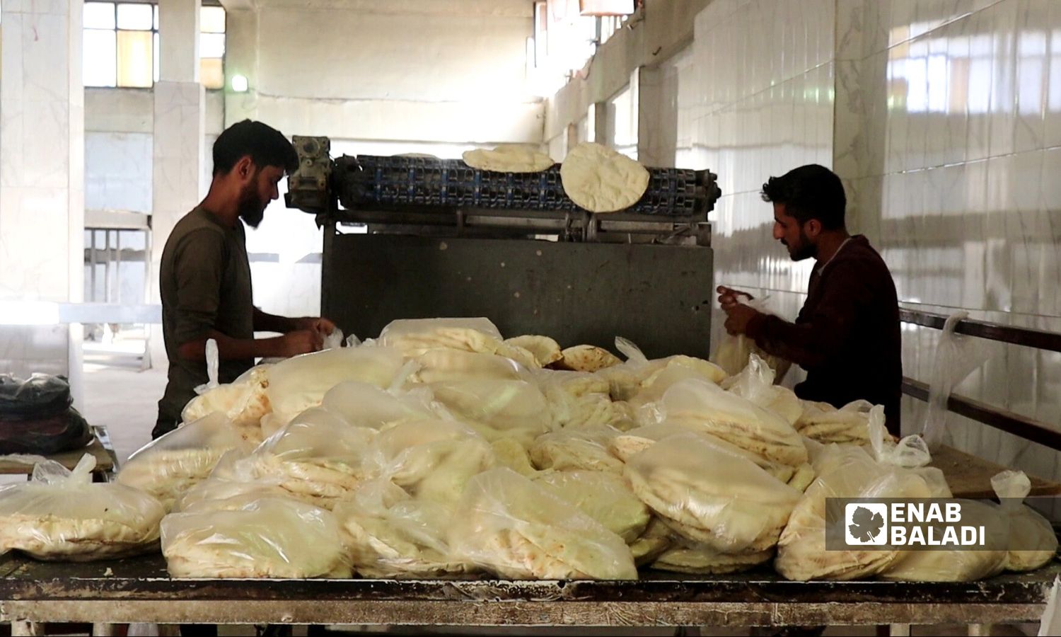 The bread crisis eases after flour becomes available in Ras al-Ain - March 18, 2024 (Enab Baladi)