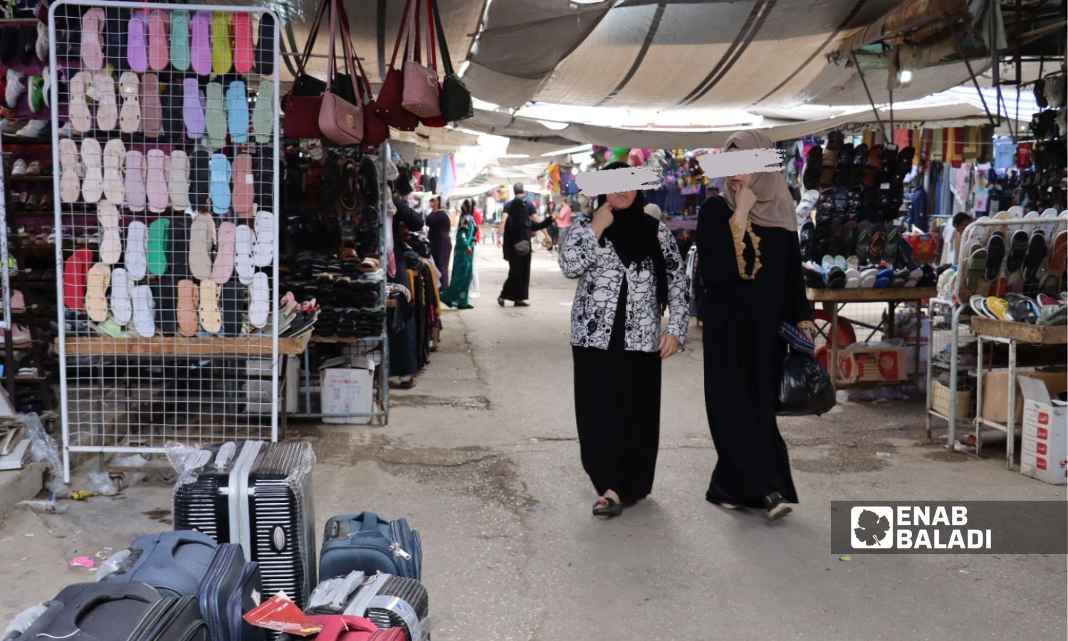 A market in Qamishli city, northeastern Syria - July 2023 (Enab Baladi/Rita Ahmad)