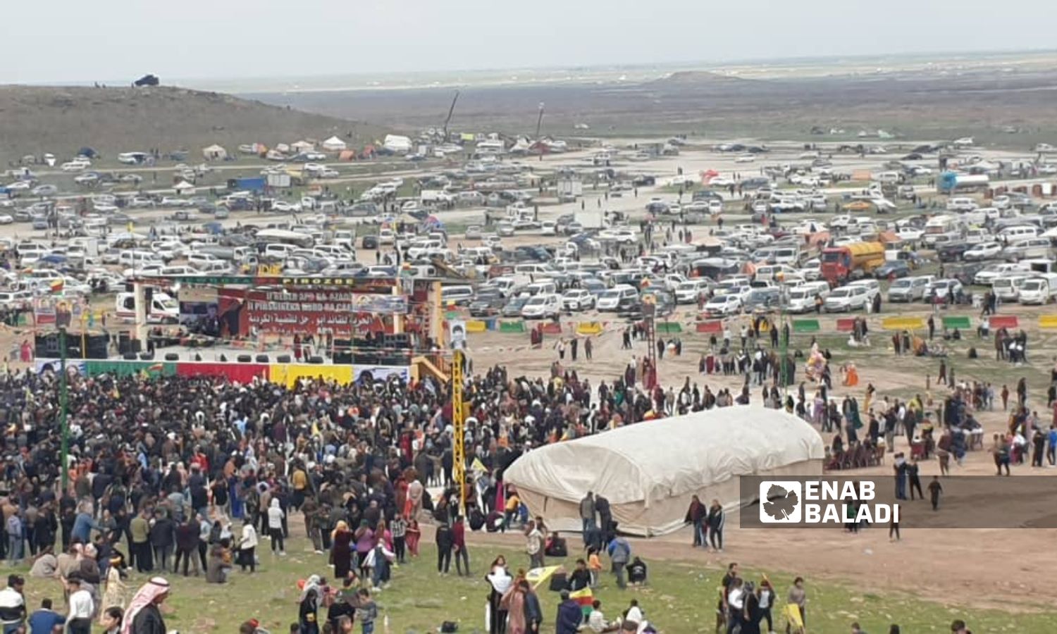How the Kurds of Qamishli celebrated Nowruz festival Enab Baladi