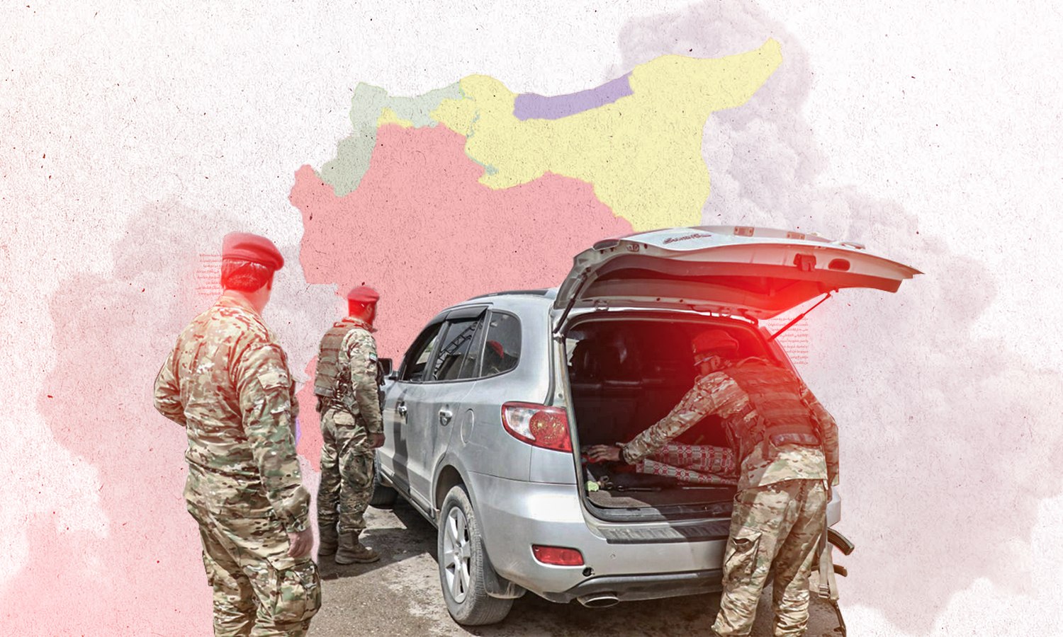 Military police checkpoints affiliated with the Ministry of Defense in the Syrian Interim Government in the Aleppo countryside (Edited by Enab Baladi)