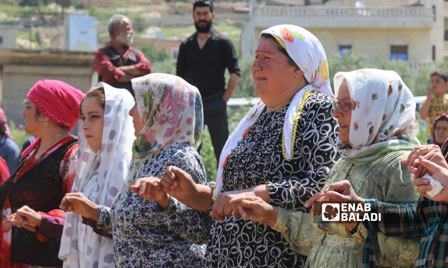 Yazidis celebrate Red Wednesday (Yazidi New Year/The first Wednesday of April according to the Eastern calendar) in Afrin - April 17, 2024 (Enab Baladi/Dayan Junpaz)
