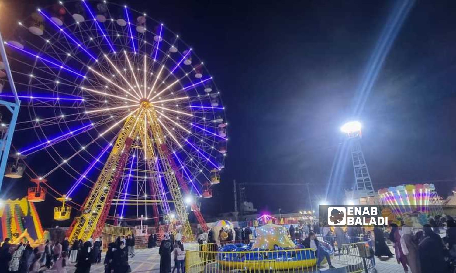 Amusement parks and children's games thrive in the city of Idlib - April 11, 2024 (Enab Baladi/Anas al-Khouli)