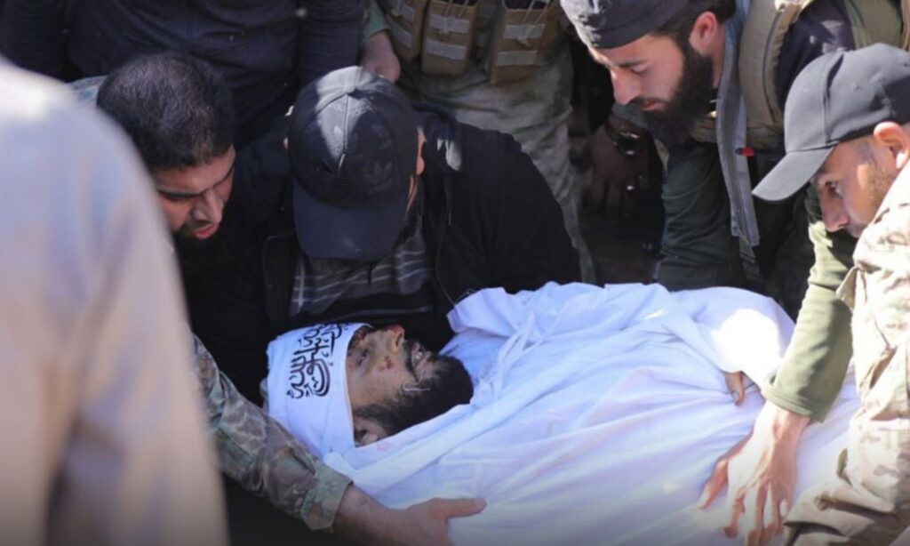 Funeral and burial of the leader in Hayat Tahrir al-Sham, Abu Maria al-Qahtani - April 5, 2024 (Majad)