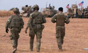 US soldiers and military vehicles in northeastern Syria - October 2019 (AFP)