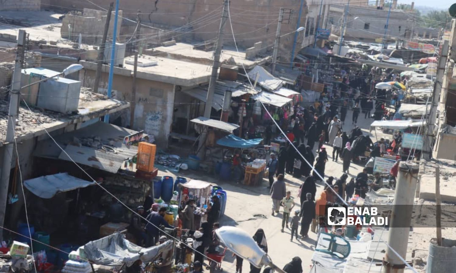 Al-Basira street market in eastern Deir Ezzor countryside - May 9, 2024 (Enab Baladi/Obadah al-Sheikh)