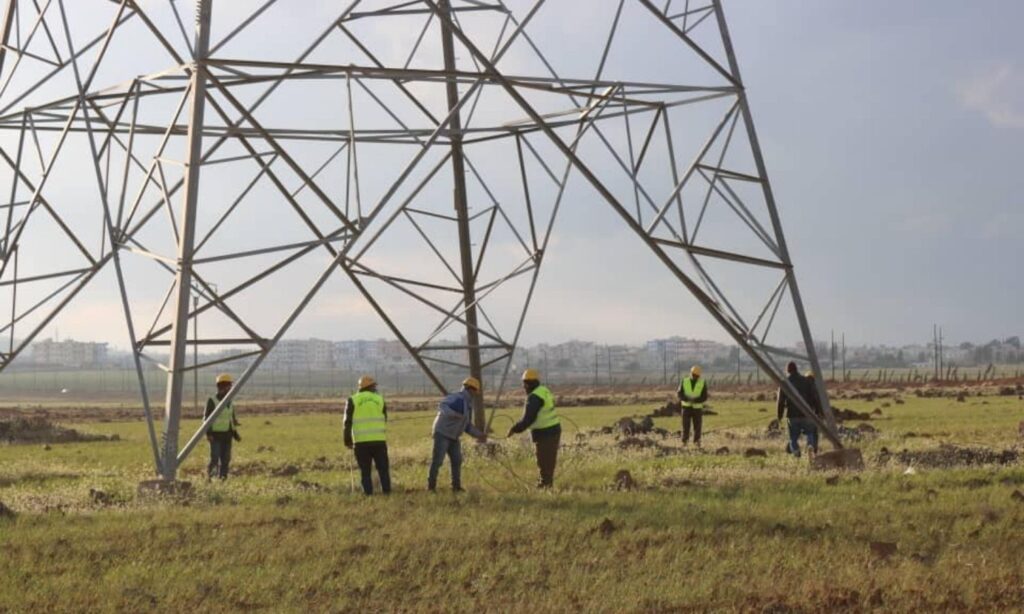 Maintenance operations at the Deir Ali power station - March 20, 2024 (Syrian Ministry of Electricity)