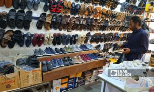A shoe store in eastern rural Deir Ezzor - May 21, 2024 (Obadah al-Sheikh/Enab Baladi)