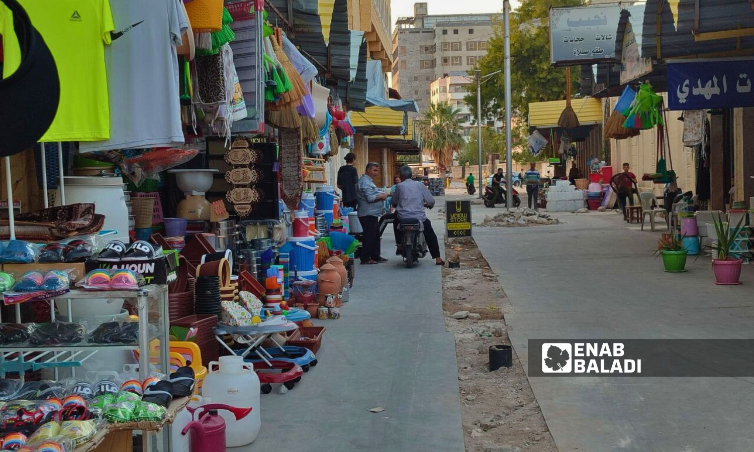 One of the markets in the city of Jableh - May 30, 2024 (Enab Baladi/Linda Ali)
