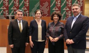 A delegation from the Autonomous Administration of North and East Syria (AANES) during a visit to Germany - June 20, 2024 (Autonomous Administration)