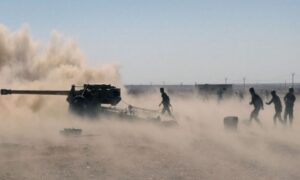 Military drills attended by Chief of the General Staff of the Army and Armed Forces, Major General Abdulkareem Mahmoud Ibrahim, in the Syrian Badia - July 20, 2023 (Syrian Defense Ministry)
