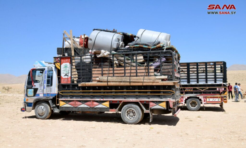 Return of a group of Syrian refugees from Lebanon to Syria - July 11, 2024 (SANA)