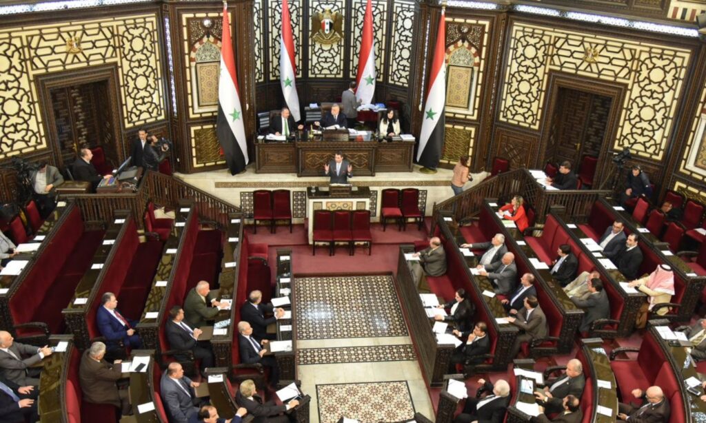 Discussion of the 2024 state budget in the People's Assembly in Damascus, December 2023 (Ministry of Finance/Facebook)