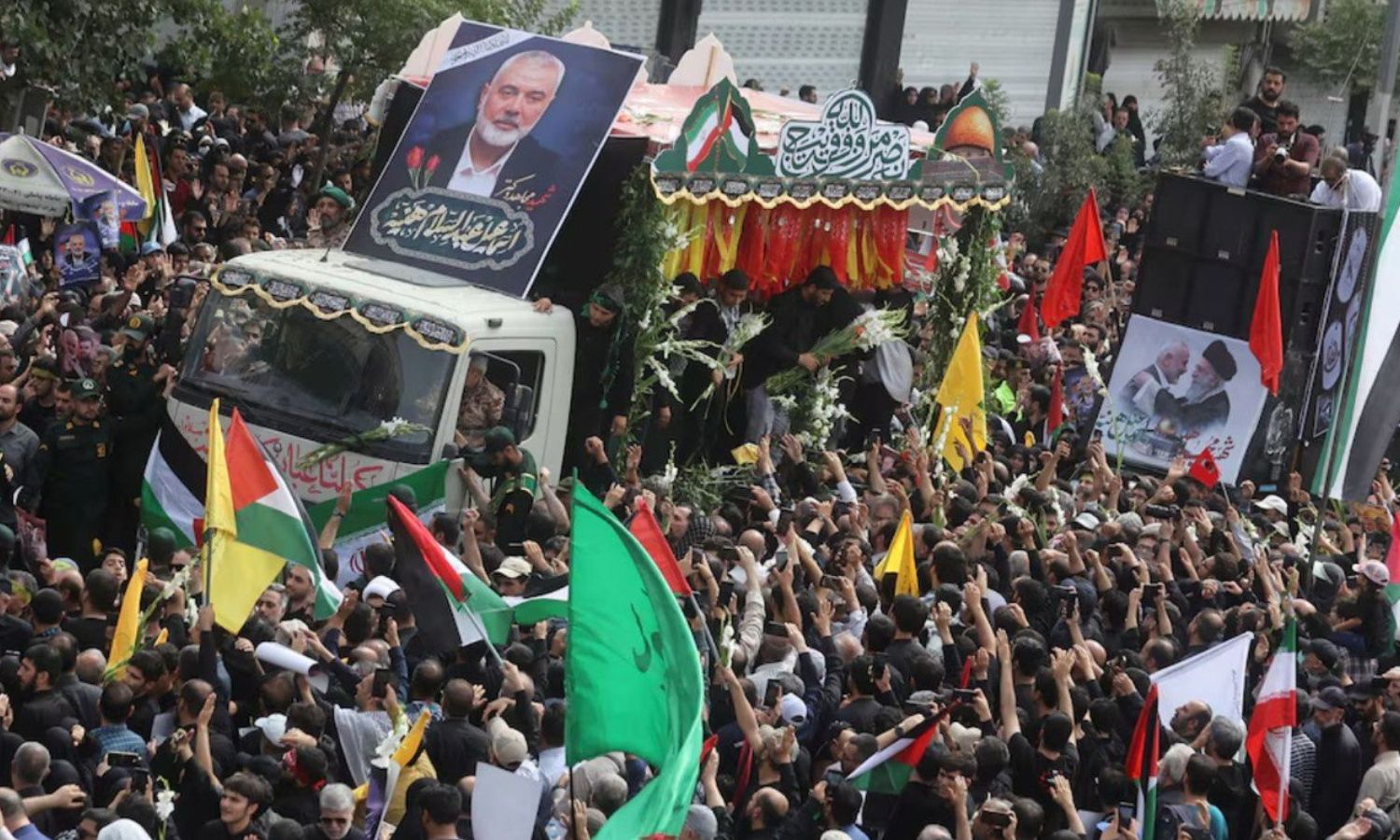 Funeral of Ismail Haniyeh in Tehran - August 1, 2024 (Reuters)