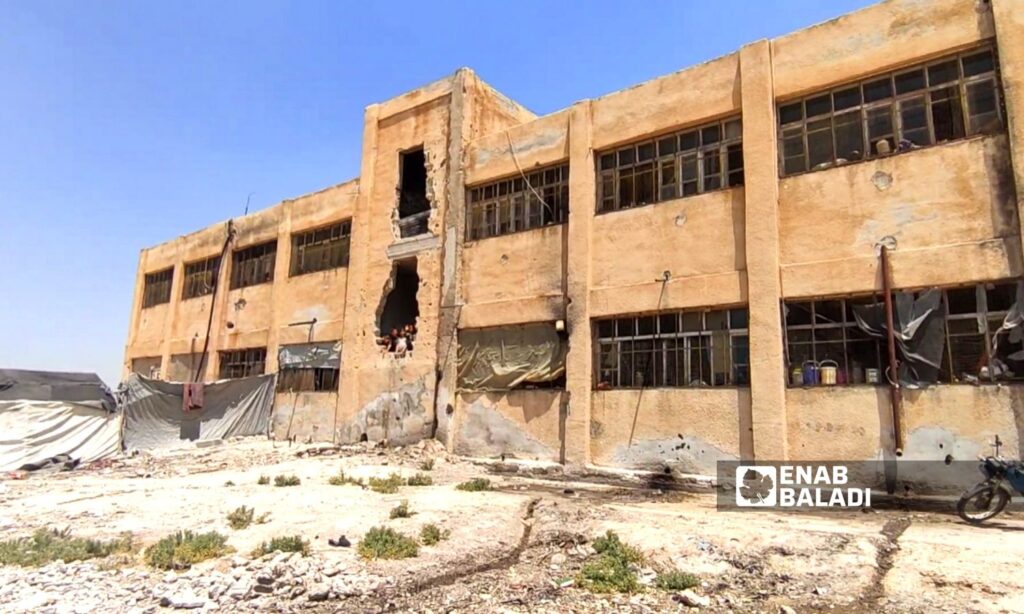 Displaced people have been living in eight schools in Tal Abyad for five years – August 3, 2024 (Enab Baladi)