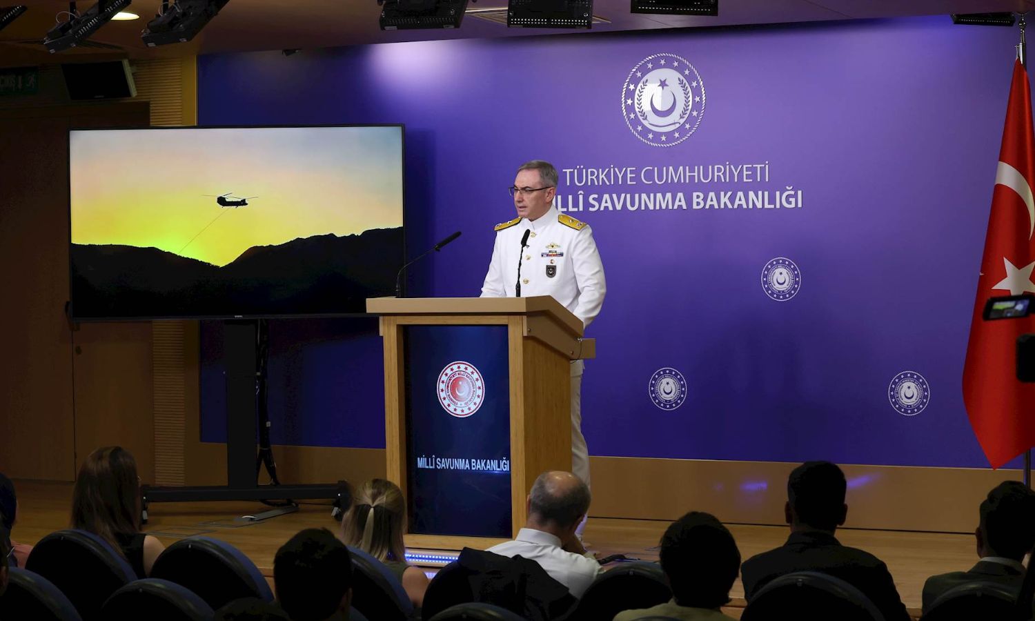 Press conference of the Turkish Ministry of Defense - August 4, 2024 (Turkish Ministry of Defense)