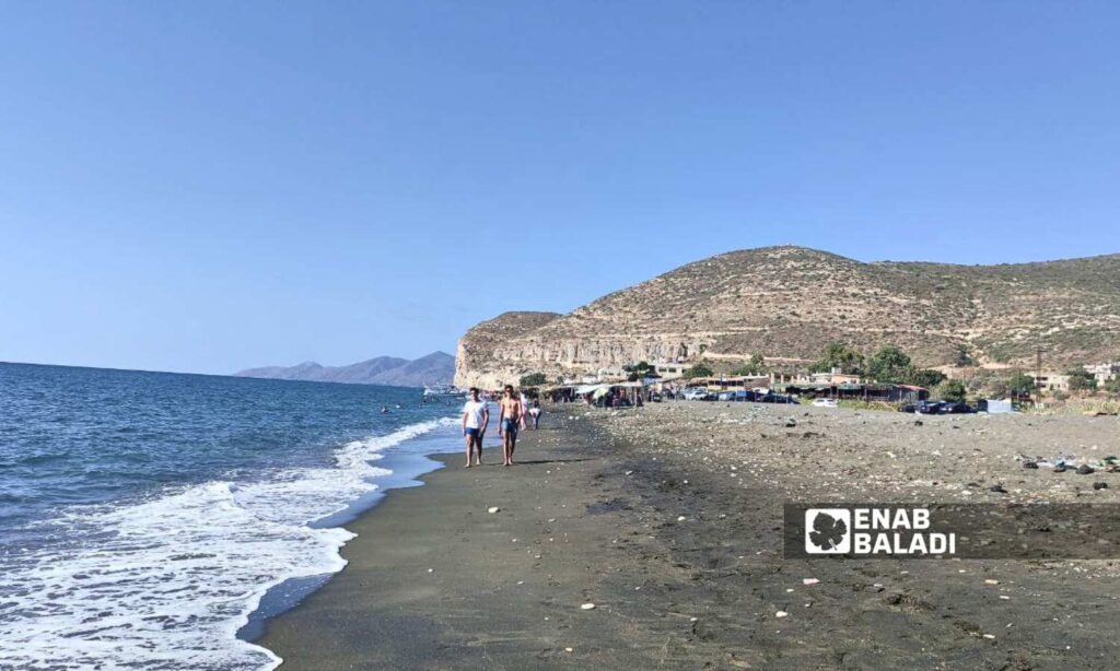 Wadi Qandil Beach for popular tourism in Latakia, northwest Syria - September 15, 2024 (Enab Baladi/Linda Ali)