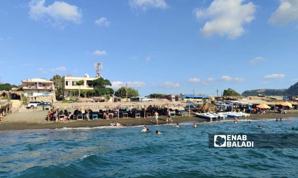 Wadi Qandil Beach for popular tourism in Latakia, northwest Syria - September 15, 2024 (Enab Baladi/Linda Ali)