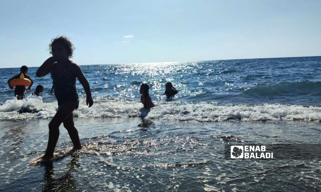 Wadi Qandil Beach for popular tourism in Latakia, northwest Syria - September 15, 2024 (Enab Baladi/Linda Ali)