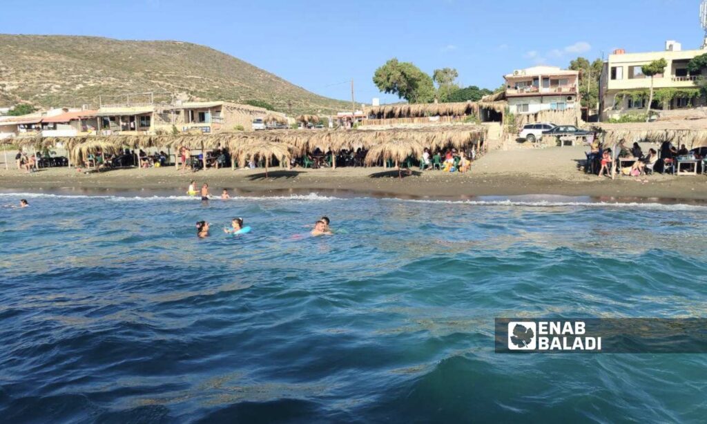 Wadi Qandil Beach for popular tourism in Latakia, northwest Syria - September 15, 2024 (Enab Baladi/Linda Ali)