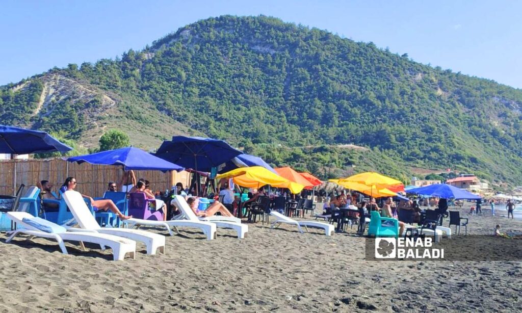 Wadi Qandil Beach for popular tourism in Latakia, northwest Syria - September 15, 2024 (Enab Baladi/Linda Ali)