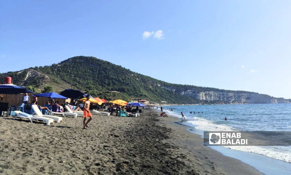 Wadi Qandil Beach for popular tourism in Latakia, northwest Syria - September 15, 2024 (Enab Baladi/Linda Ali)