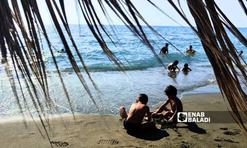 Wadi Qandil Beach for popular tourism in Latakia, northwest Syria - September 15, 2024 (Enab Baladi/Linda Ali)