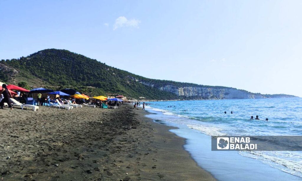 Wadi Qandil Beach for popular tourism in Latakia, northwest Syria - September 15, 2024 (Enab Baladi/Linda Ali)