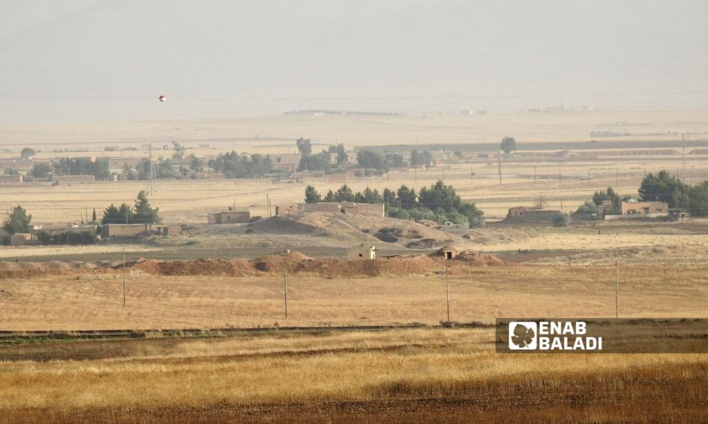 Contact lines in Ras al-Ain city separating it from Syrian Democratic Forces territories - September 10, 2024 (Enab Baladi)