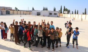 Children return to schools in northern Aleppo countryside at the start of the academic year - September 8, 2024 (Syria Civil Defence)