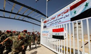 Opening of the al-Bukamal border crossing between Syria and Iraq (Reuters)