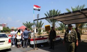 A regime checkpoint inside the city of Latakia - May 11, 2019 (Latakia News Network)
