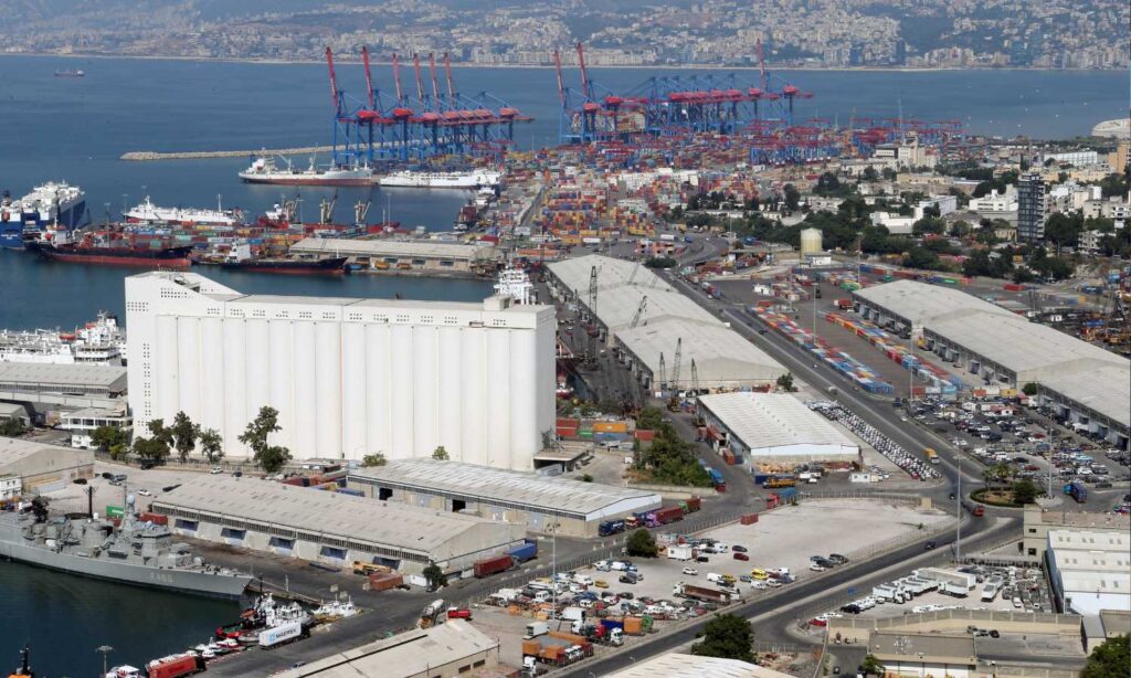 Beirut Port is one of the main transit points for imports to Syria through Lebanon (Reuters)