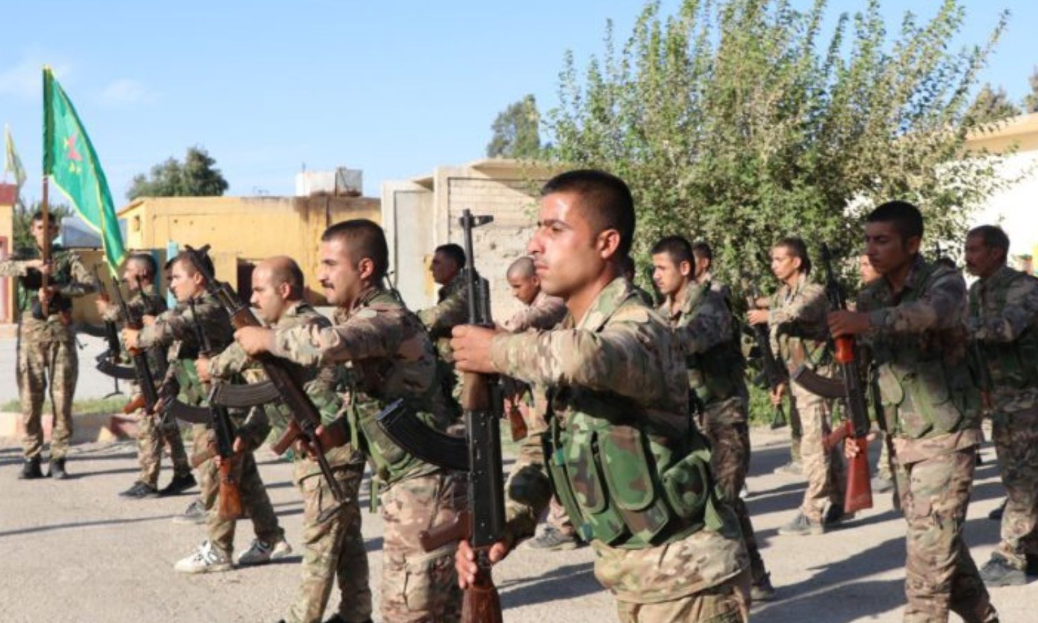 Forces from SDF during training at their military academies - September 25, 2024 (SDF)