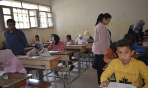 One of the educational classrooms in the city of Manbij, eastern Aleppo province, northern Syria - April 28, 2024 (Autonomous Administration)
