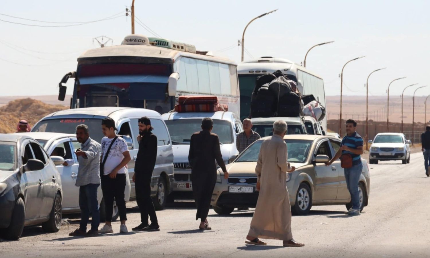 Displaced people from Lebanon arrive in the Autonomous Administration areas in northeastern Syria - October 17, 2024 (Autonomous Administration)
