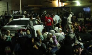 Displaced people from Lebanon while crossing the border points with Syria - September 25, 2024 (Syrian Red Crescent)