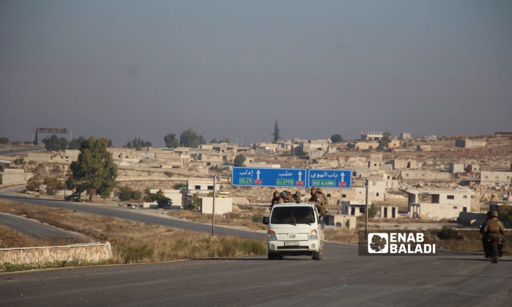 The city of Saraqib is a crossroads between the Aleppo-Damascus road and the Aleppo-Latakia road - November 30, 2024 (Enab Baladi/Iyad Abdul Jawad)