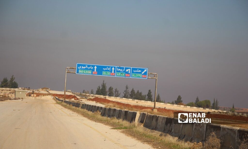 The city of Saraqib is a crossroads between the Aleppo-Damascus road and the Aleppo-Latakia road - November 30, 2024 (Enab Baladi/Iyad Abdul Jawad)