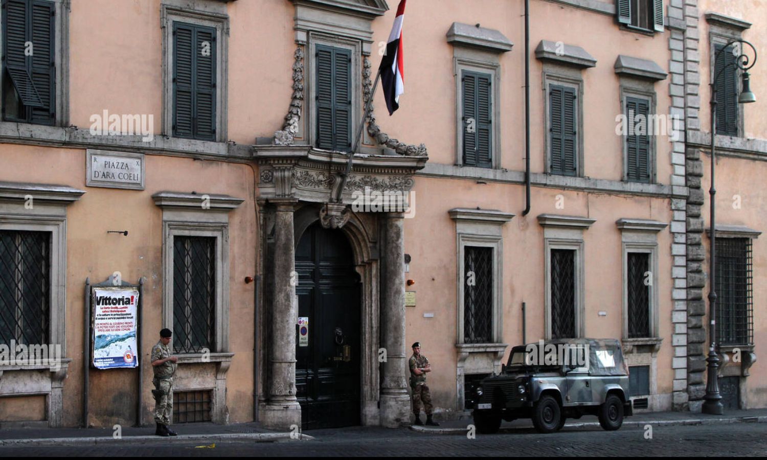 Building of the Syrian consulate in Rome - July 2012 (Alamy)