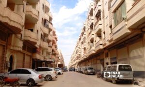 One of the streets in the city of al-Dana - November 2024 (Enab Baladi/Mohamed Masto)