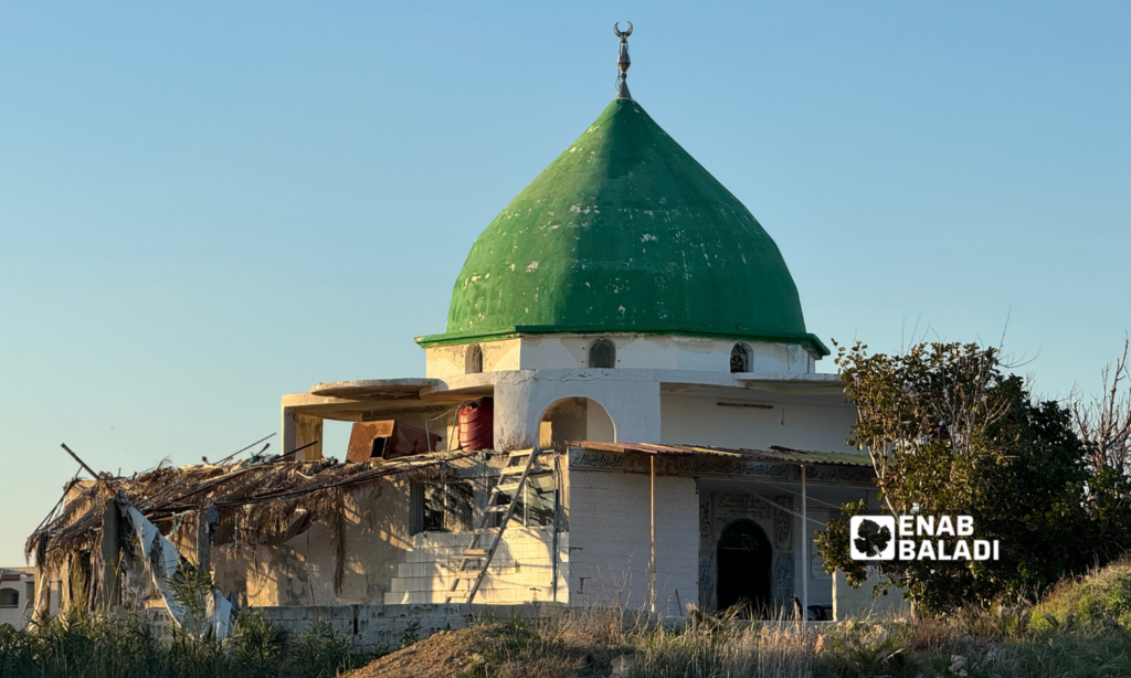 An old mosque at Afamia beach in Latakia - December 21, 2024 (Enab Baladi/Dayan Junpaz)