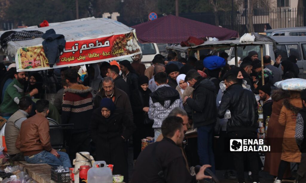 Bab Jinin market in the city of Aleppo - December 15, 2024 (Enab Baladi/Walid al-Idlibi)