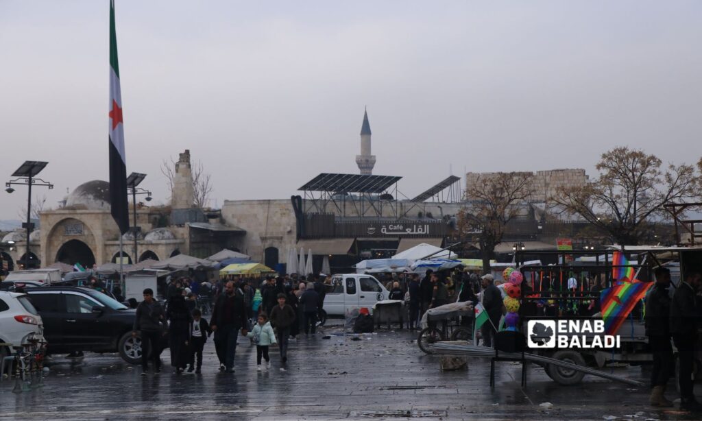 People from various regions visit the historic Aleppo Citadel - December 12, 2024 (Enab Baladi/Walid al-Idlibi)