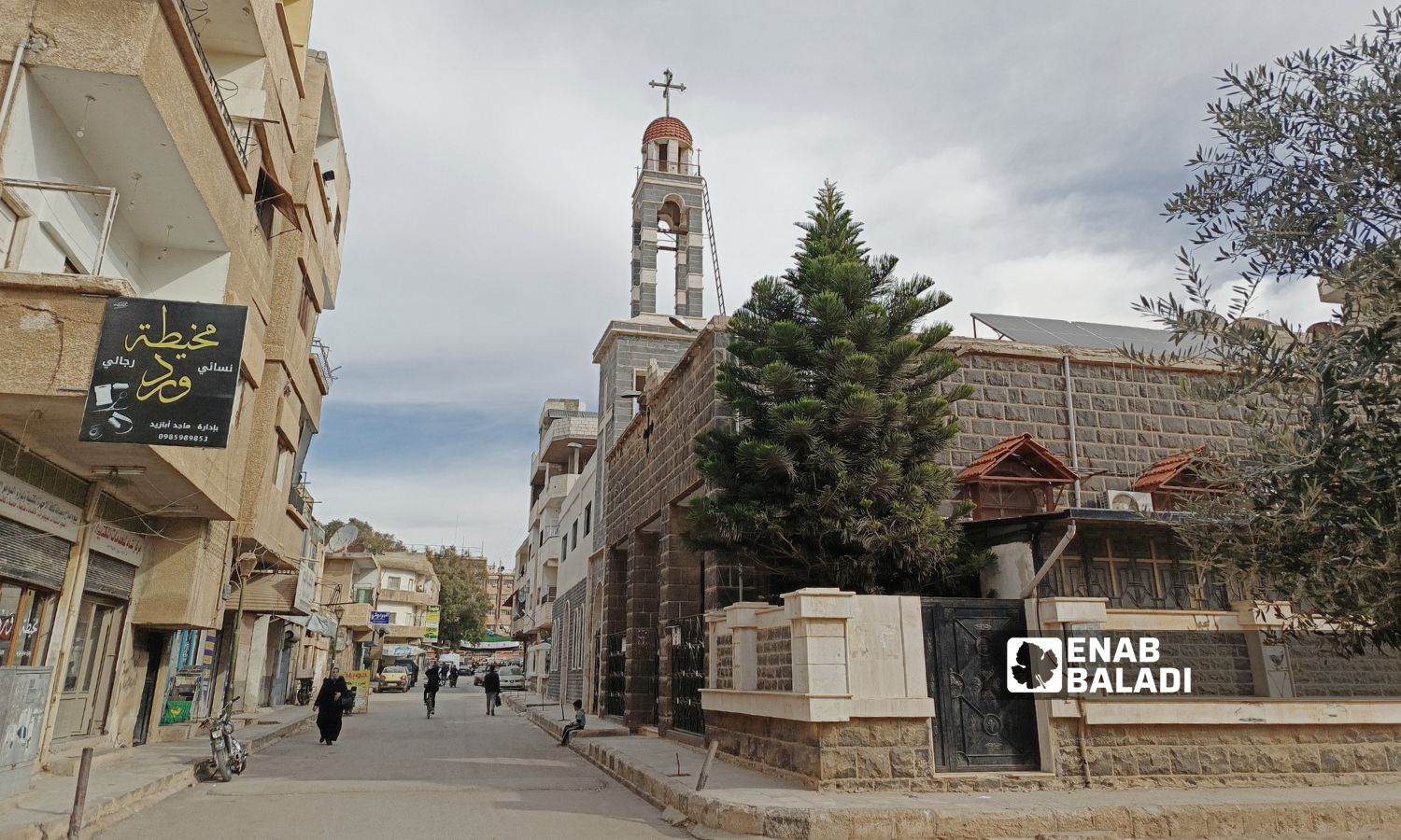 Church for the Christian community in the Shamal al-Khat neighbourhood in Daraa - December 11, 2024 (Enab Baladi/Halim Muhammad)
