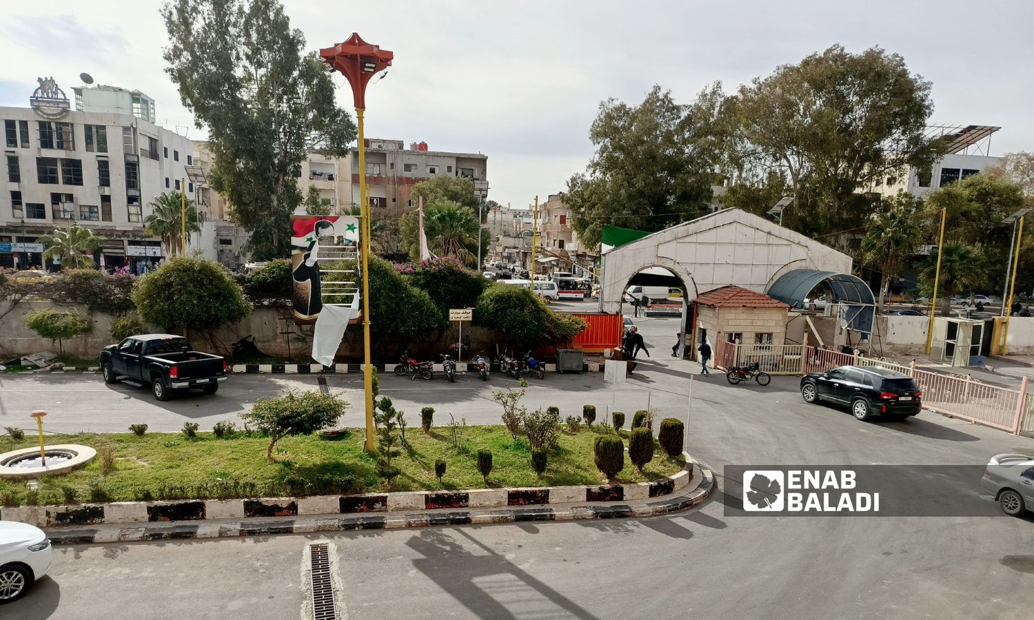 The Government Complex Square in Daraa - December 11, 2024 (Enab Baladi/Halim Muhammad)
