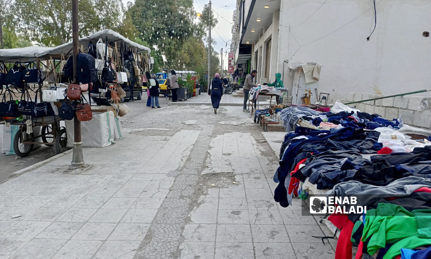 A popular market in the city of Daraa - December 11, 2024 (Enab Baladi/Halim Muhammad)
