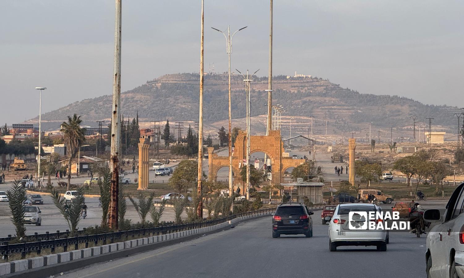 The Waterwheel Square in the city of Hama - December 6, 2024 (Enab Baladi/Dayan Junpaz)
