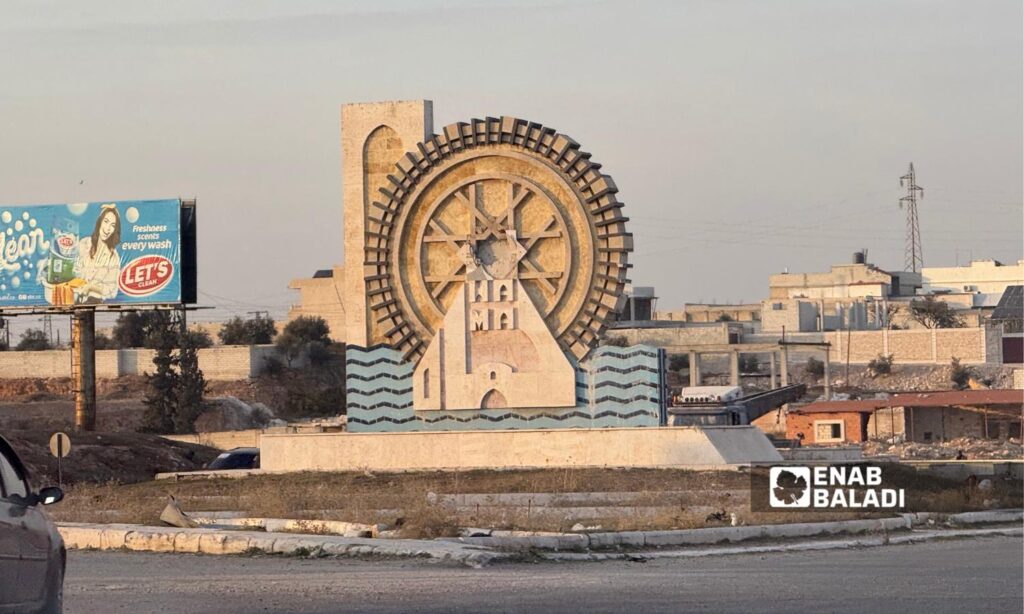 The Waterwheel Square in the city of Hama - December 6, 2024 (Enab Baladi/Dayan Junpaz)