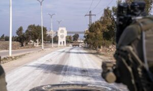 The entry of Israeli occupation forces into the buffer zone along the Syrian border with the occupied Golan Heights - December 9, 2024 (Avichai Adraee/X)
